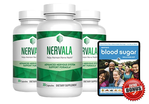 Nervala Advanced Nerve Support Supplement Bottle